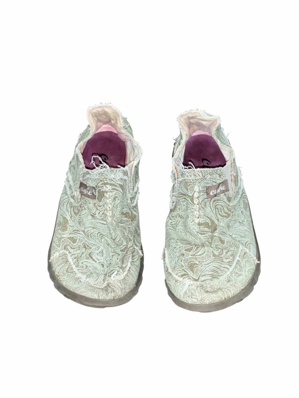 Cushe Slipper II Sand Tropic Paisley Slip On Shoes Women’s Size 8 EU 39